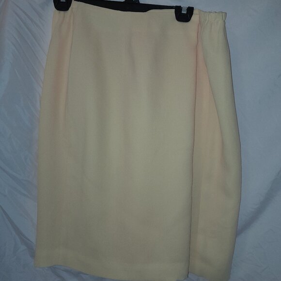 Vintage Retro Casual Corner Annex Yellow Skirt - Picture 15 of 15